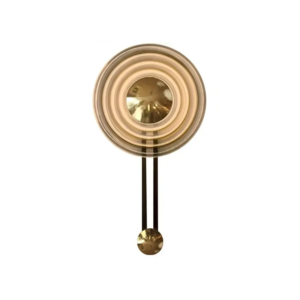 Mid-Century Decorative Round LED Rustic Wall Sconces - view 6