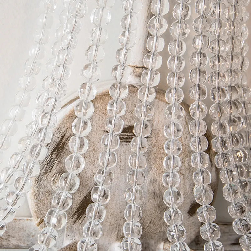 Crylite Rustic Crystal Beaded 2-Light Candle Sconces Wall - view 4