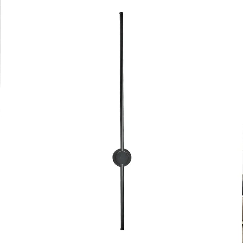 Black Minimalist Long Strip Linear LED Wall Lighting - view 5