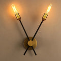 Retro Rotating Elongated Torch Candle Wall Sconces - view 1