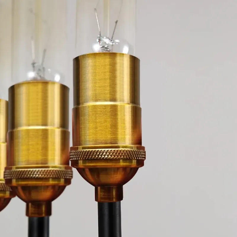 Retro Rotating Elongated Torch Candle Wall Sconces - view 4