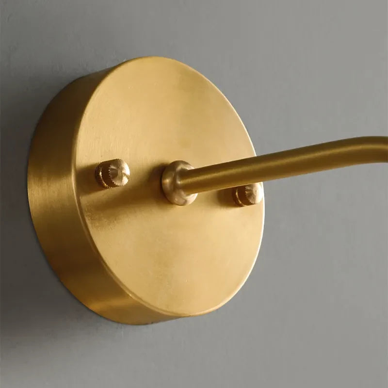 Gold and Crystal Wall Sconces LED Adjustable Cable and Modern Design - view 4