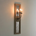 French Candle 3-Light Mirrored Candle Wall Sconces - view 1