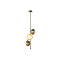 Verena Luxury Brass And Opal Glass Linear Chandelier - view 8