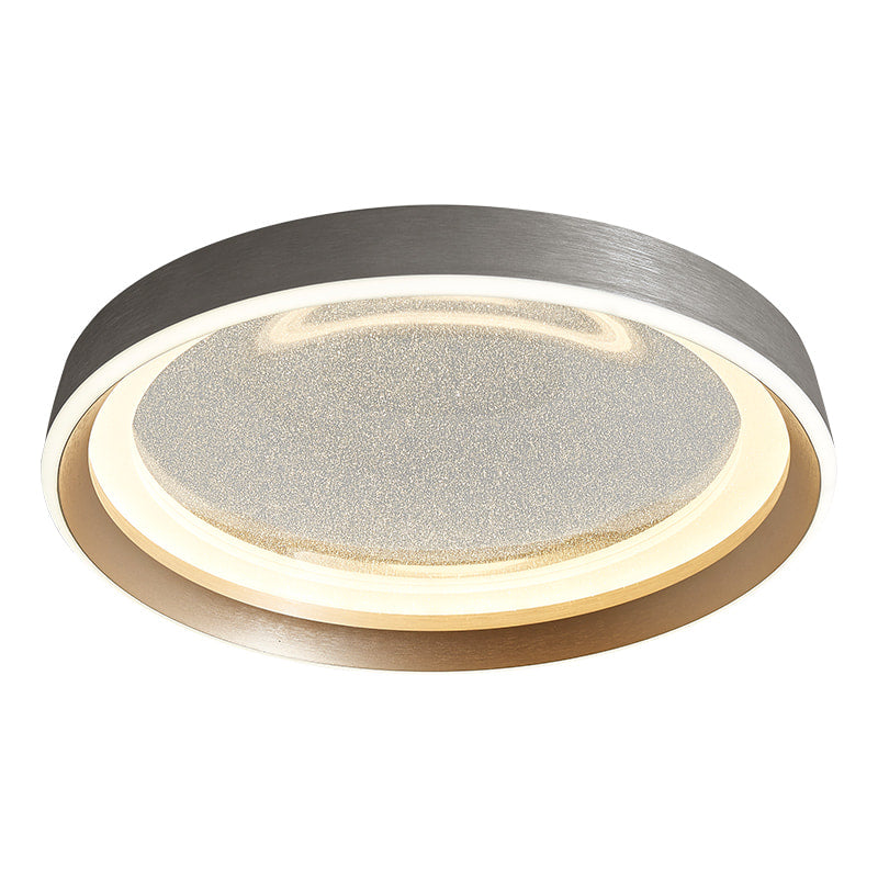 Milea Dimmable Gold Clear Glass Round LED Ceiling Lights - view 9