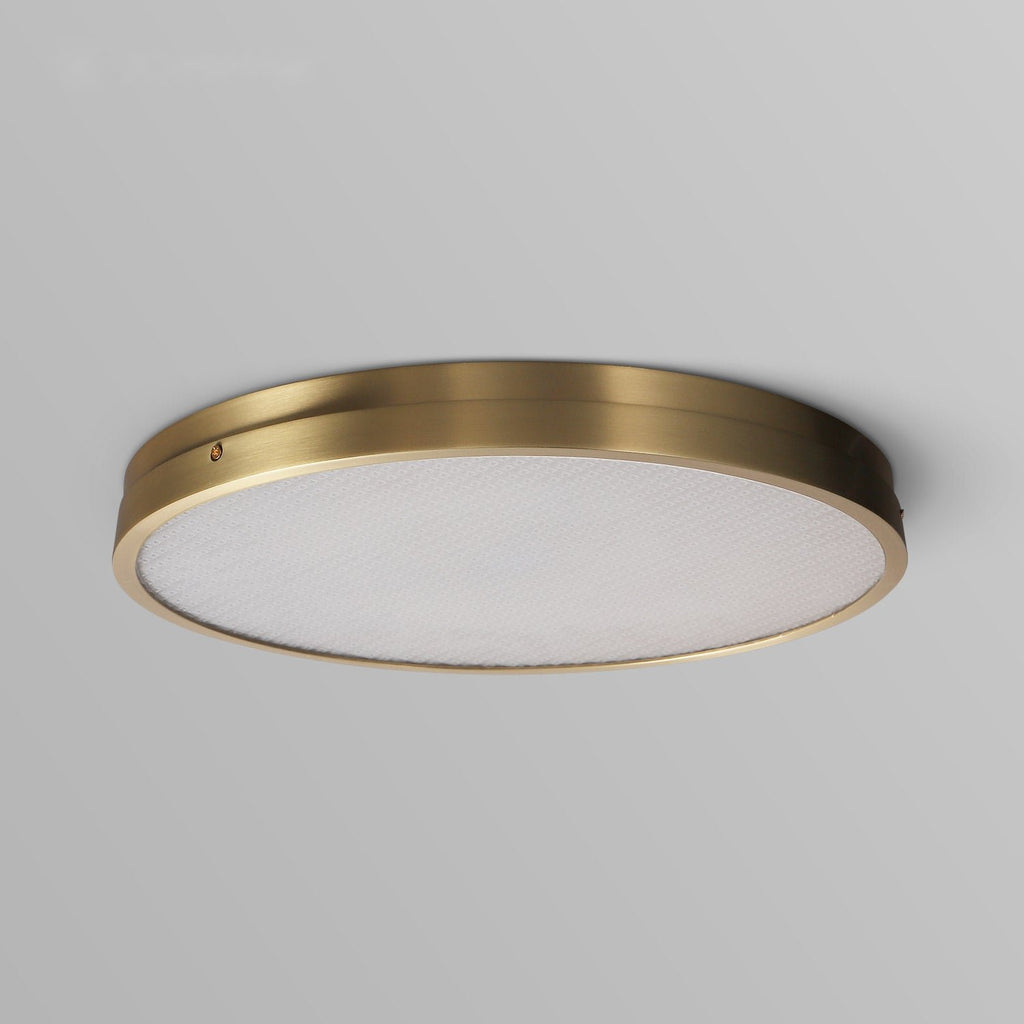 Light in the Space Wrap Brass Minimalist Round LED Ceiling Lights - view 2