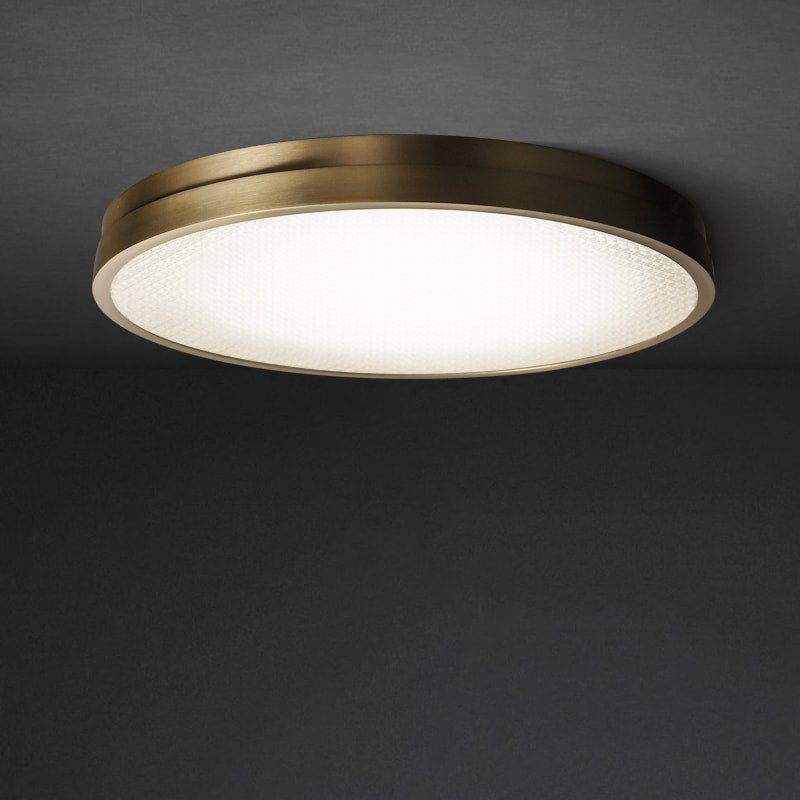 Light in the Space Wrap Brass Minimalist Round LED Ceiling Lights - view 4