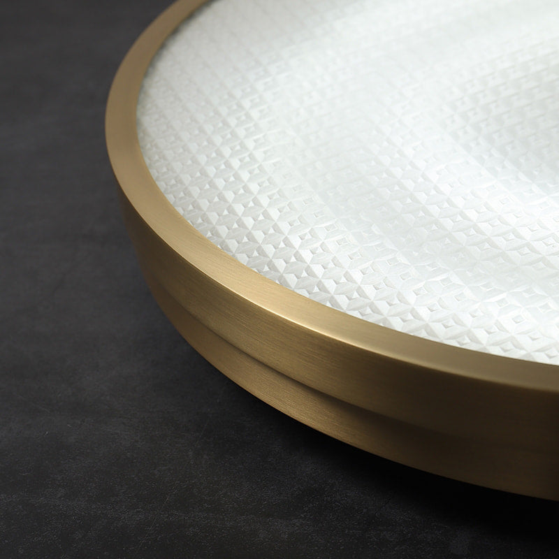 Light in the Space Wrap Brass Minimalist Round LED Ceiling Lights - view 7