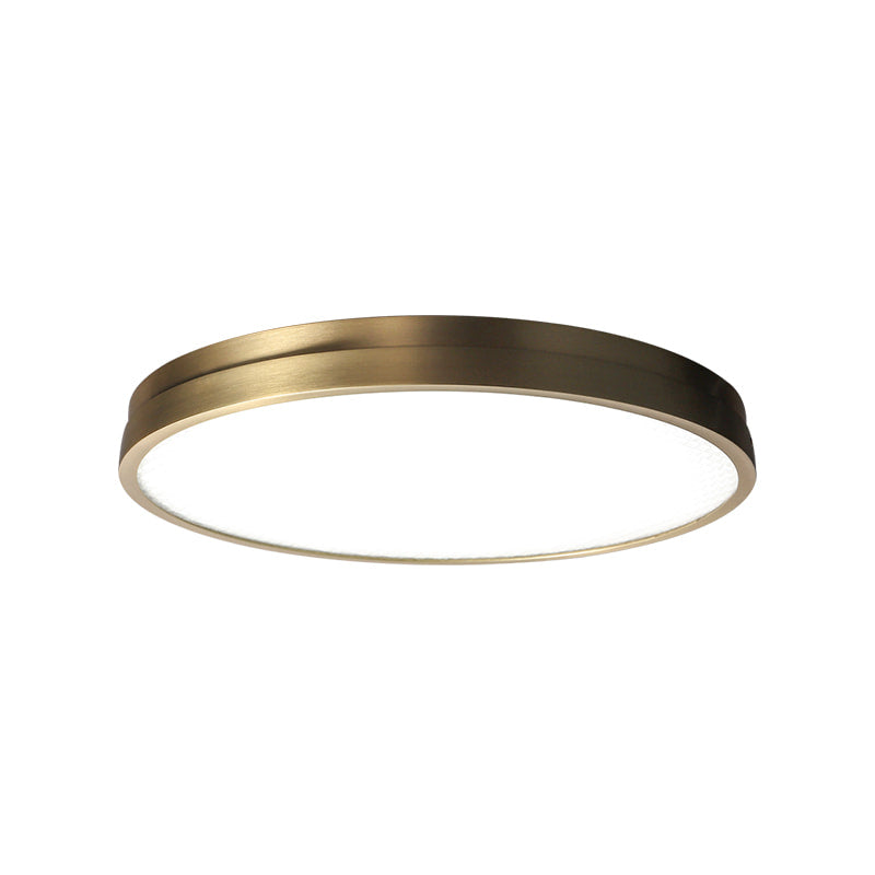 Light in the Space Wrap Brass Minimalist Round LED Ceiling Lights - view 8