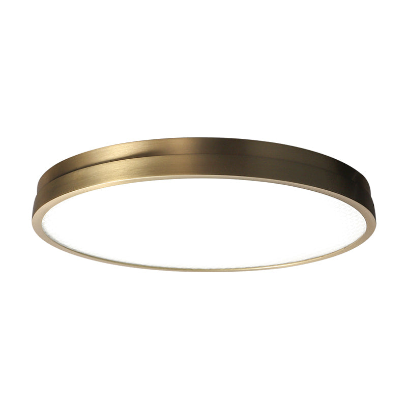 Light in the Space Wrap Brass Minimalist Round LED Ceiling Lights - view 9