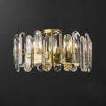 Aged Brass 6-Light 19'' Dia Clear Crystal Ceiling Lights - view 1