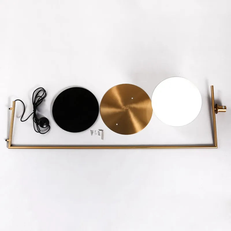 Alba Minimalist 1-Arm Opal Glass Floor Lamp For Bedroom - view 4