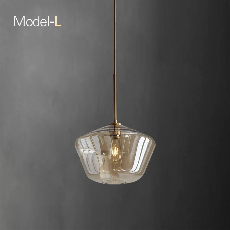 Sculptural Modern Brass Geometrical Glass Shapes Geo Chandelier - view 6