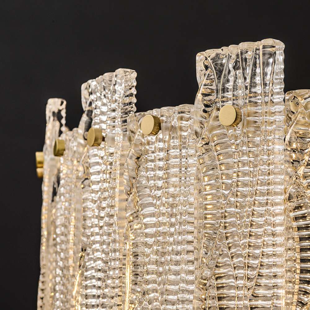 Luxury Metropolitan Lighting Gold And Clear Crystal Chandelier light - view 6