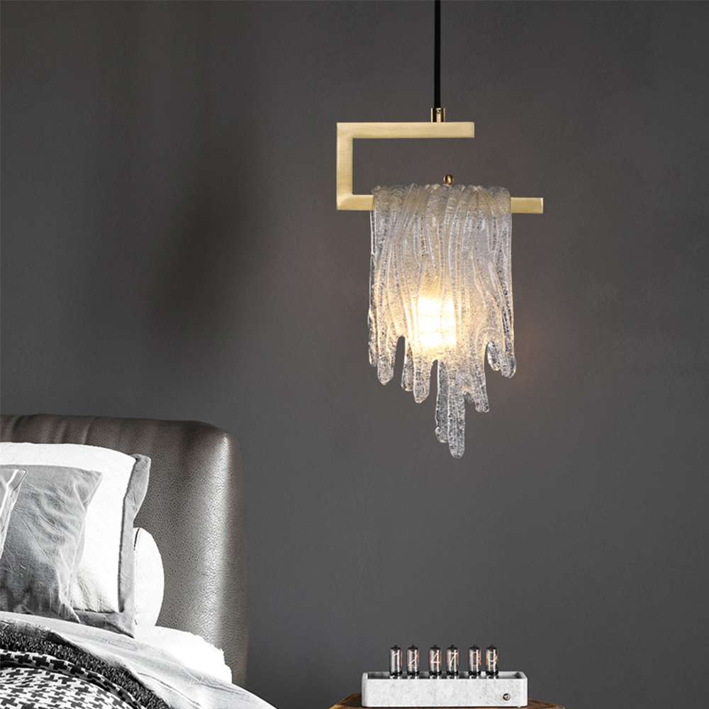 Nordic Creative Brass Bracket Clear Crystal Chandelier - view 4