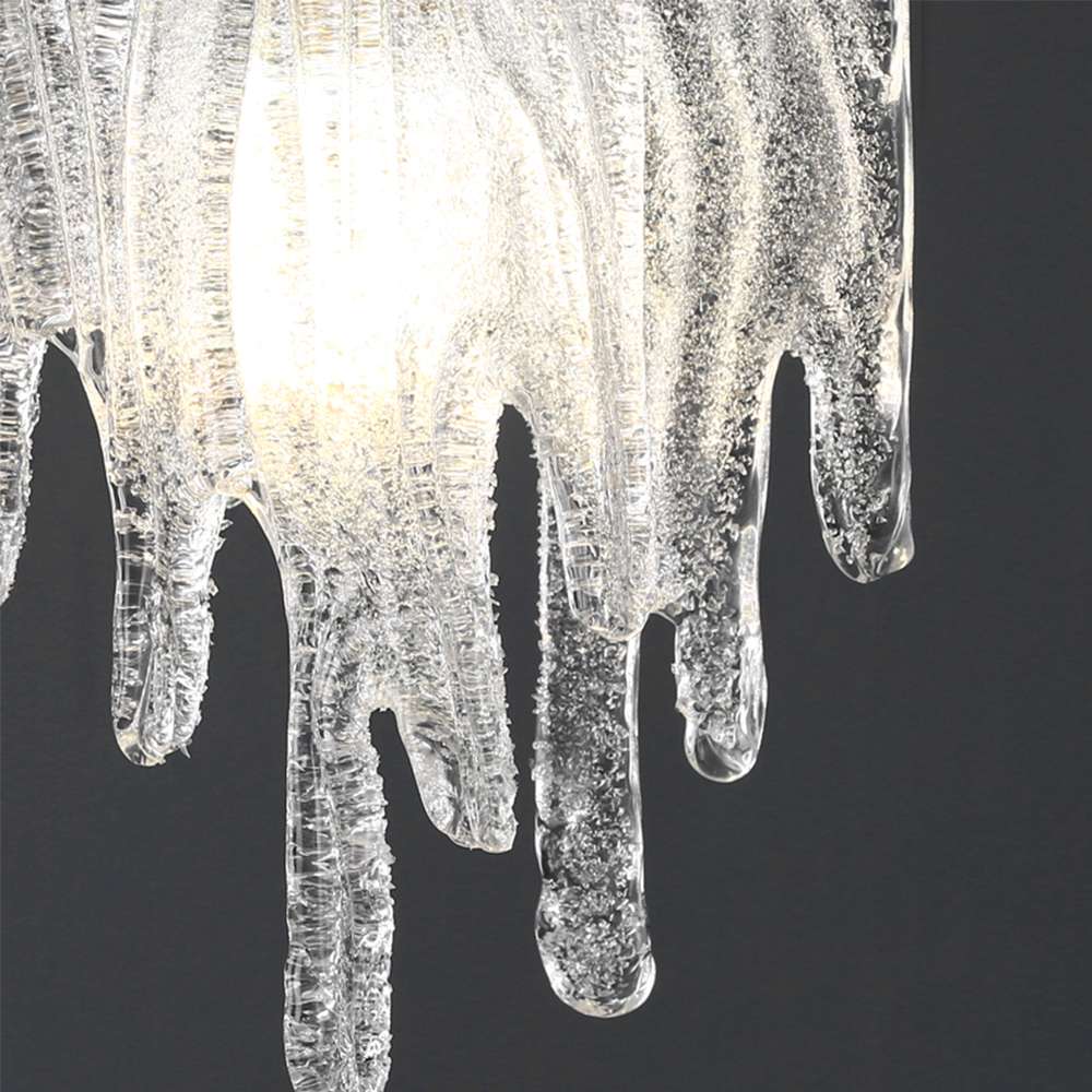 Nordic Creative Brass Bracket Clear Crystal Chandelier - view 6