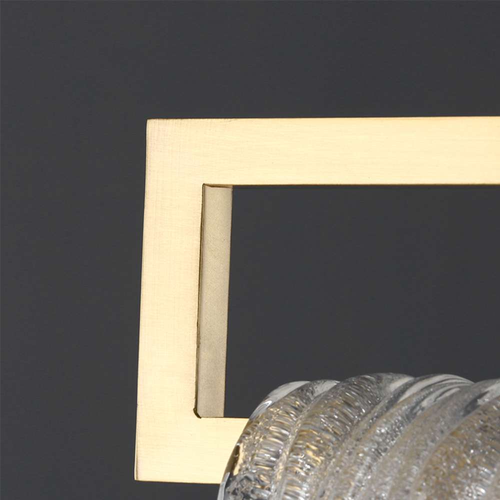 Nordic Creative Brass Bracket Clear Crystal Chandelier - view 7