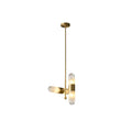 Aurata Cylindrical Hanging Lamp with White Glass Shade - view 8