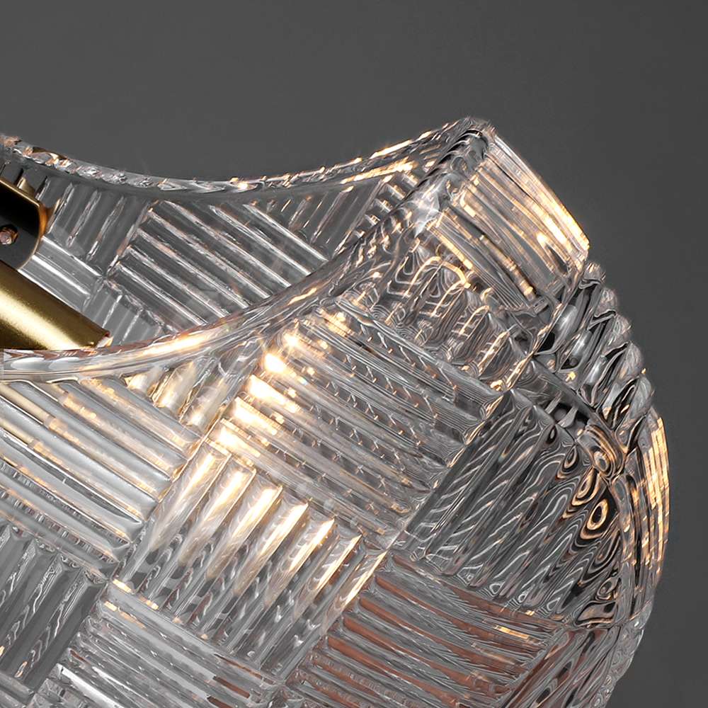 Bette Petalite Glass Shade Hanging Lamp in Bag Shape - view 6