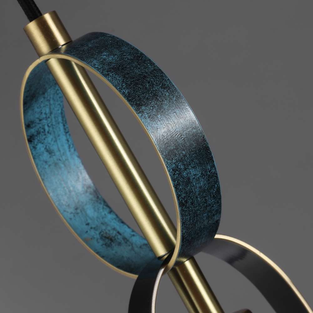 Bette Petalite Glass Shade Hanging Lamp in Bag Shape - view 7