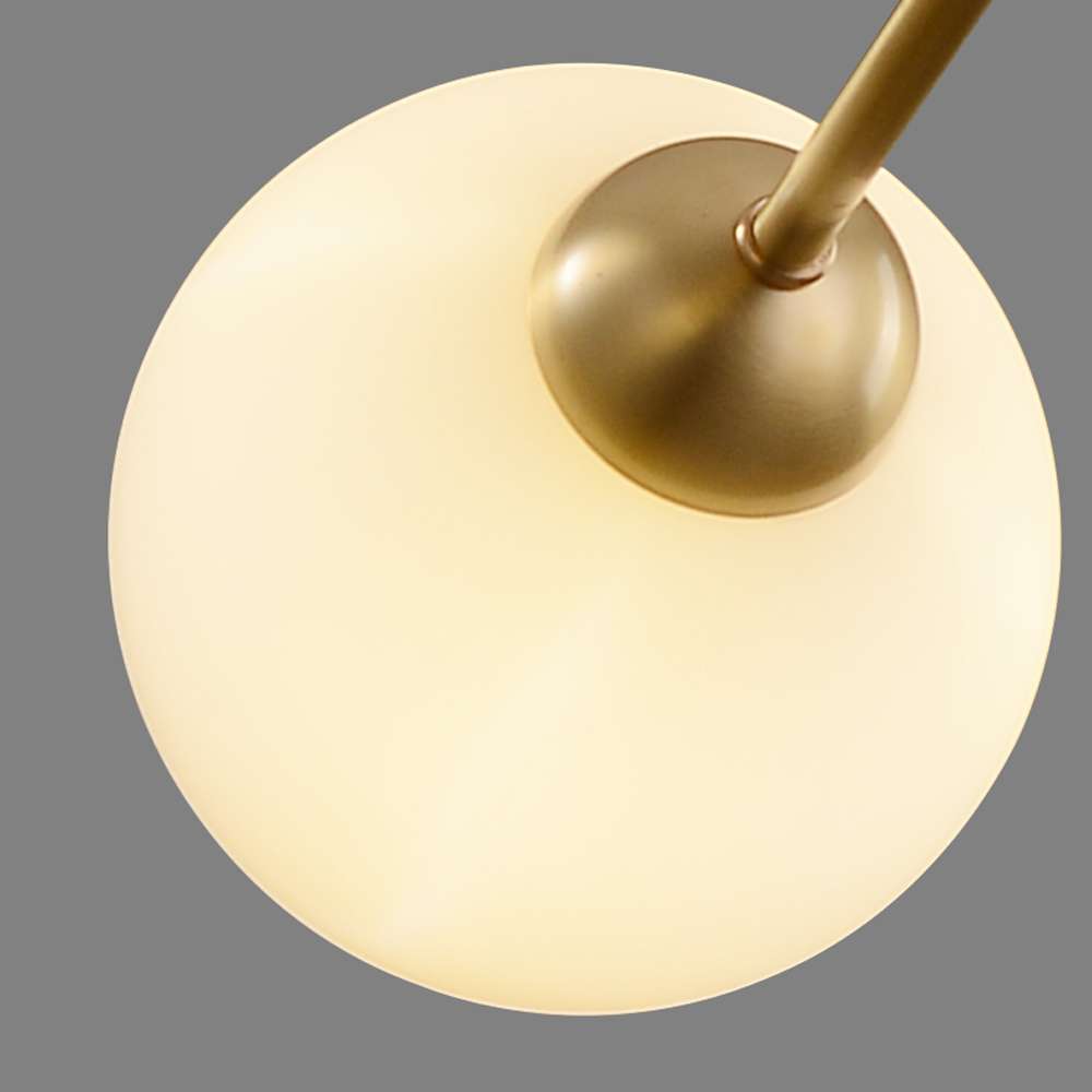 Modern Apiales 5-Light Brushed Brass Hanging Lamp for living room - view 6
