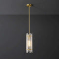Modern Glacier Cylinder Clear Glass Pendant Lights - view 1