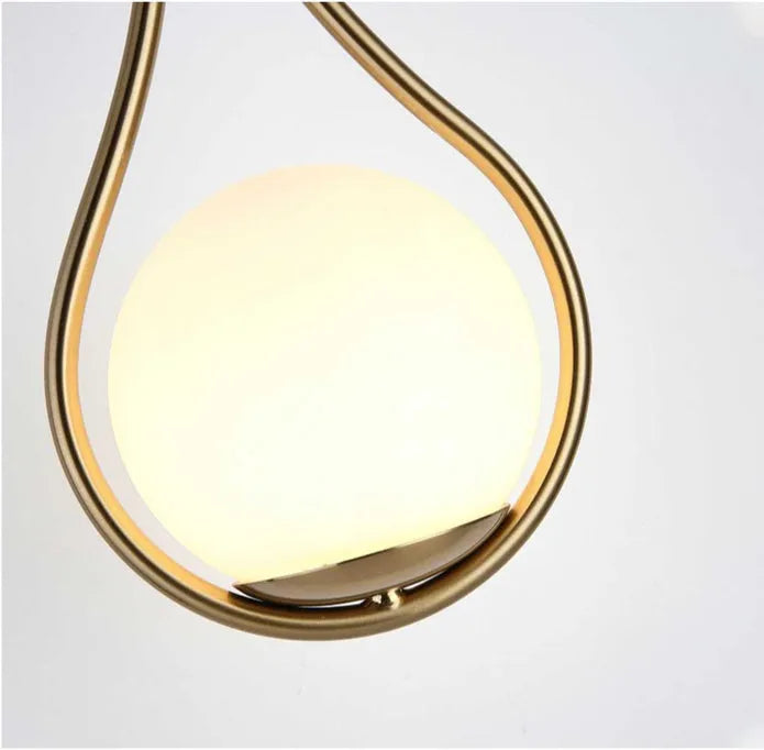 Nordic Glass Shade Ball Wall Sconces For Living Room - view 4