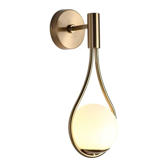Nordic Glass Shade Ball Wall Sconces For Living Room - view 5