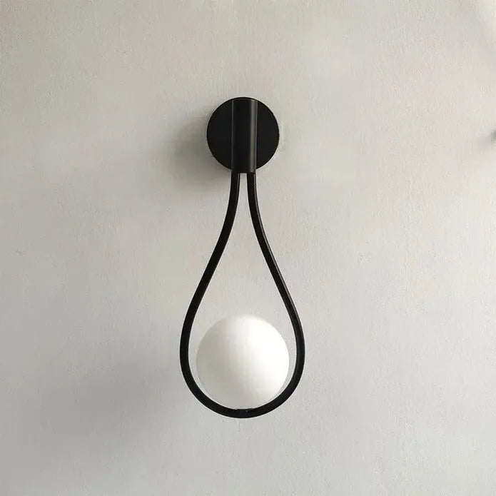 Nordic Glass Shade Ball Wall Sconces For Living Room - view 6