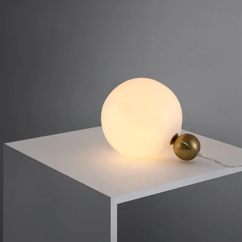 Copycat Glass Globe Shade LED Nightstand Lamps for the Bedroom - view 3