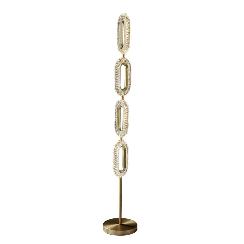 Catena Ovated 4-Light Modern Floor Lamp for Living Room - view 4