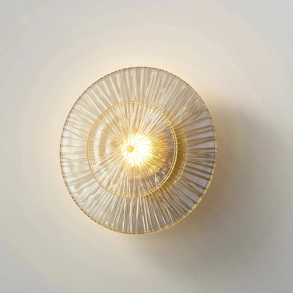 Mid-Century Modern Wall Sconces in Sunburst Shape for Living Room - view 1