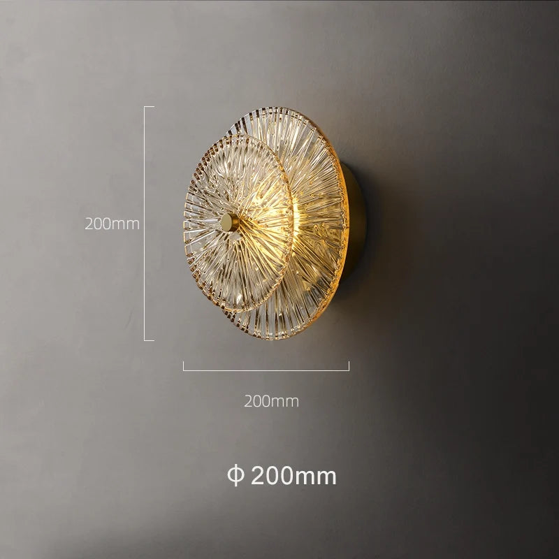 Mid-Century Modern Wall Sconces in Sunburst Shape for Living Room - view 11