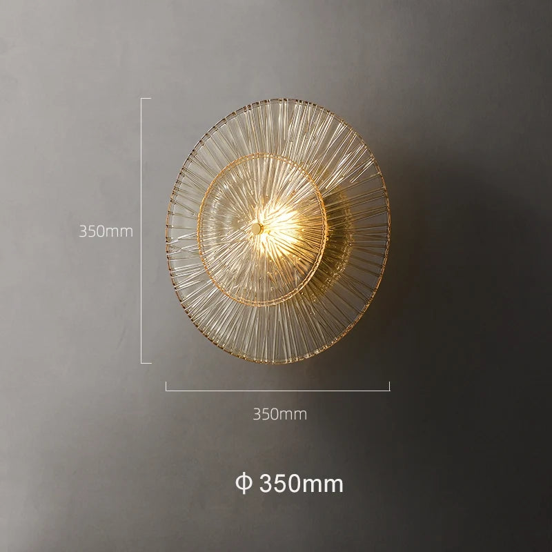 Mid-Century Modern Wall Sconces in Sunburst Shape for Living Room - view 12