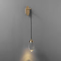 Modern Oval Clear Glass Shade Wall Lights for Living Room - view 1