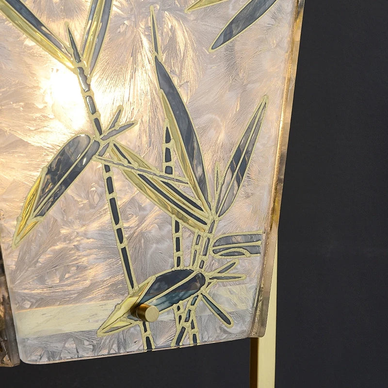 Modern 1-Light Pentagon Lantern Lights Glass Wall Sconces - view 7