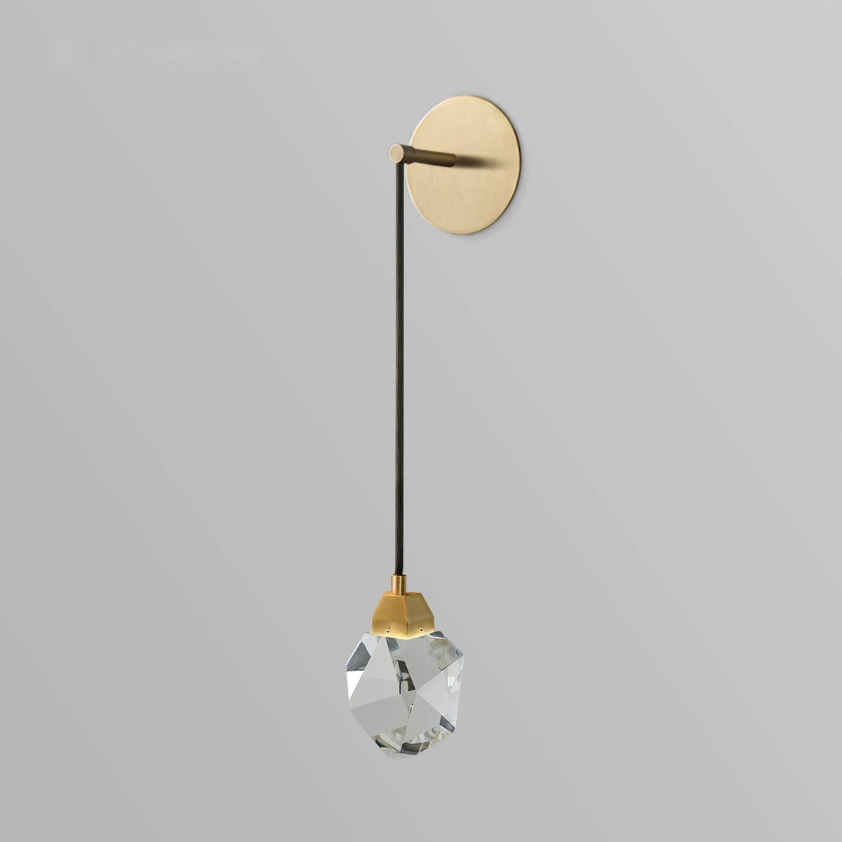 Modern Wall Sconces Lights with Irregular Gem Square Crystal - view 2