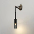 Minimalist Charlot Black Cylinder Glass Wall Sconces - view 1
