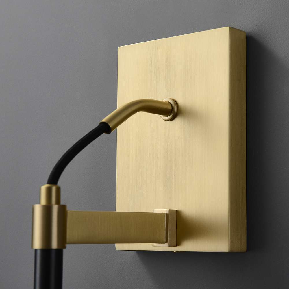 Ellisse Tempo Modern Wall Sconces with Irregular Crystal in Brass - view 7