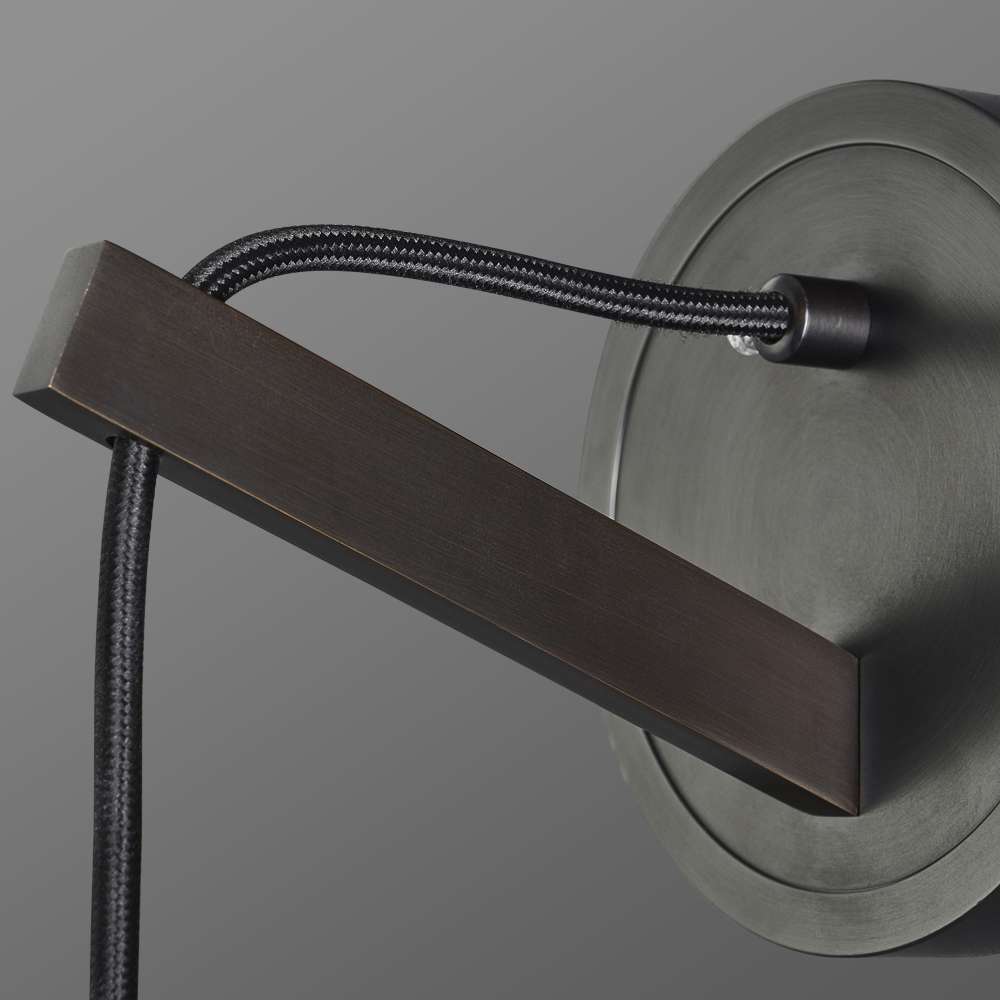 Hang Smoky Gray Glass Wall Sconces for Living Room - view 7