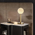 Tr Gold Iron Plating Table Lamp with Globe Glass Shade - view 1