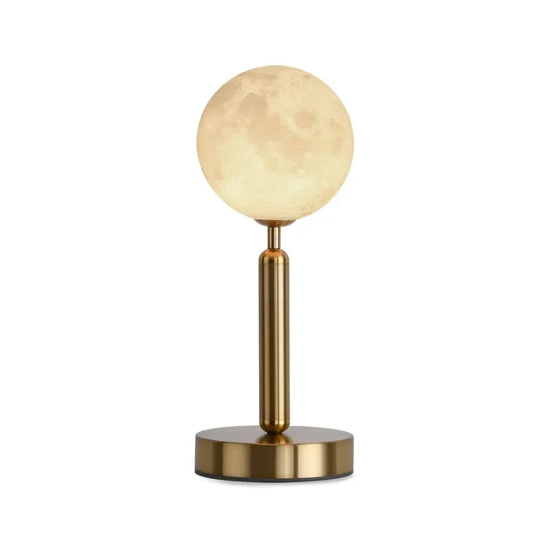 Tr Gold Iron Plating Table Lamp with Globe Glass Shade - view 3