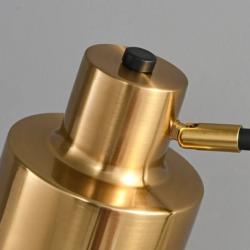 Bronze Metal Pivot Shade Table Lamp for bedroom - view 3