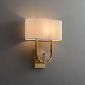Modern Mariner Wall Light Fixtures with Fabric Shade - view 1