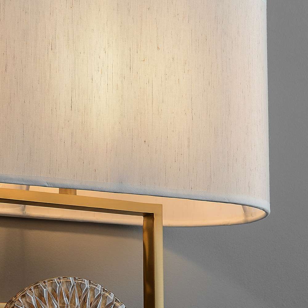 Modern Mariner Wall Light Fixtures with Fabric Shade - view 6