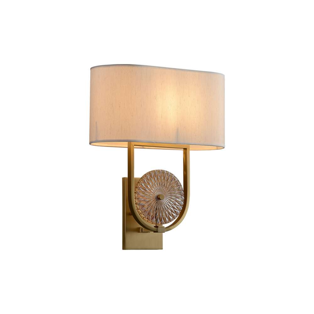Modern Mariner Wall Light Fixtures with Fabric Shade - view 7