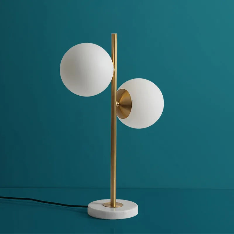 Holloway Glass Shade Globe Double Heads Table Light - view 7