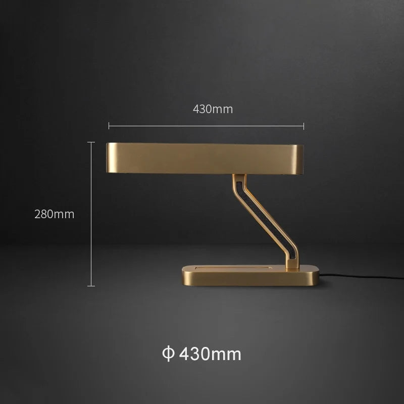 Mid Century Modern Colt Brass Table Lamp for Bedroom - view 10