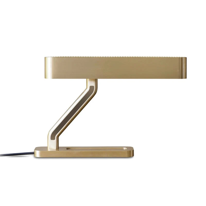 Mid Century Modern Colt Brass Table Lamp for Bedroom - view 9