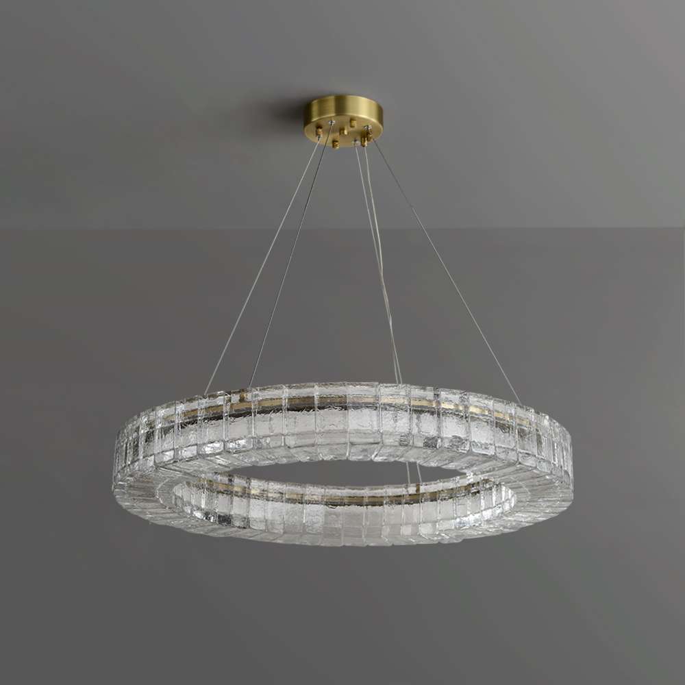 Tessera Ring Round Chrome Modern Crystal Chandelier - view 2